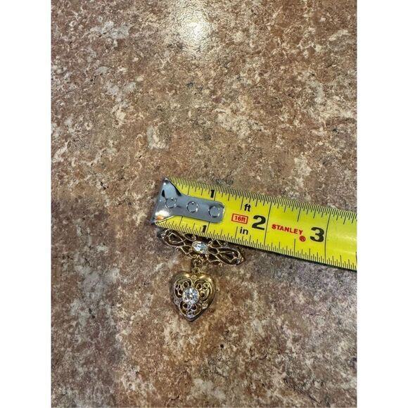 Vintage heart brooch locket - Picture 6 of 6